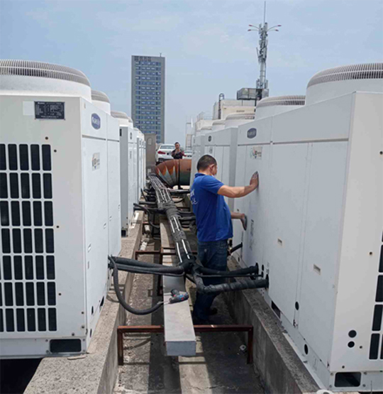 大田中央空调制热和不制冷系统维修方法